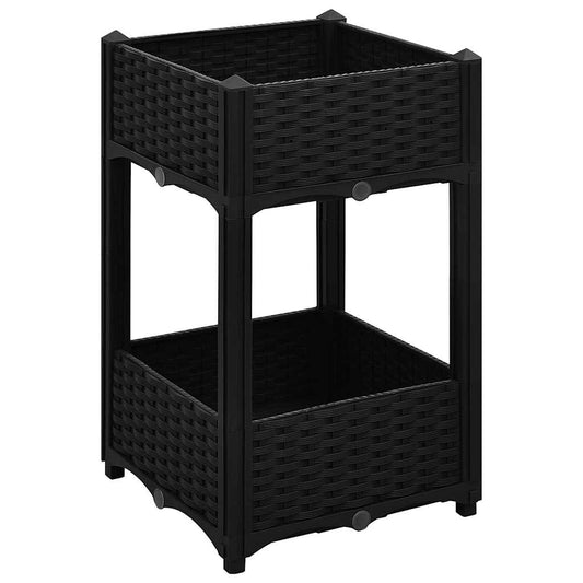 316534 vidaXL Raised Bed 40x40x71 cm Polypropylene