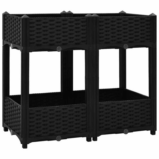 316535 vidaXL Raised Bed 80x40x71 cm Polypropylene
