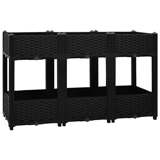 316536 vidaXL Raised Bed 120x40x71 cm Polypropylene