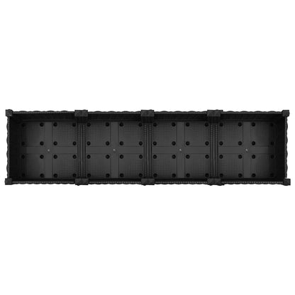Raised Bed Black Polypropylene 63.0 x 15.7 x 28.0 in Raised Bed