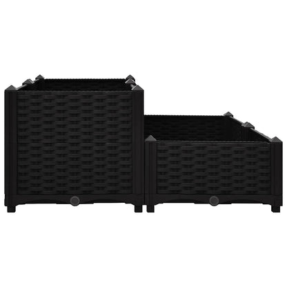 Raised Bed 80x80x38 cm Polypropylene