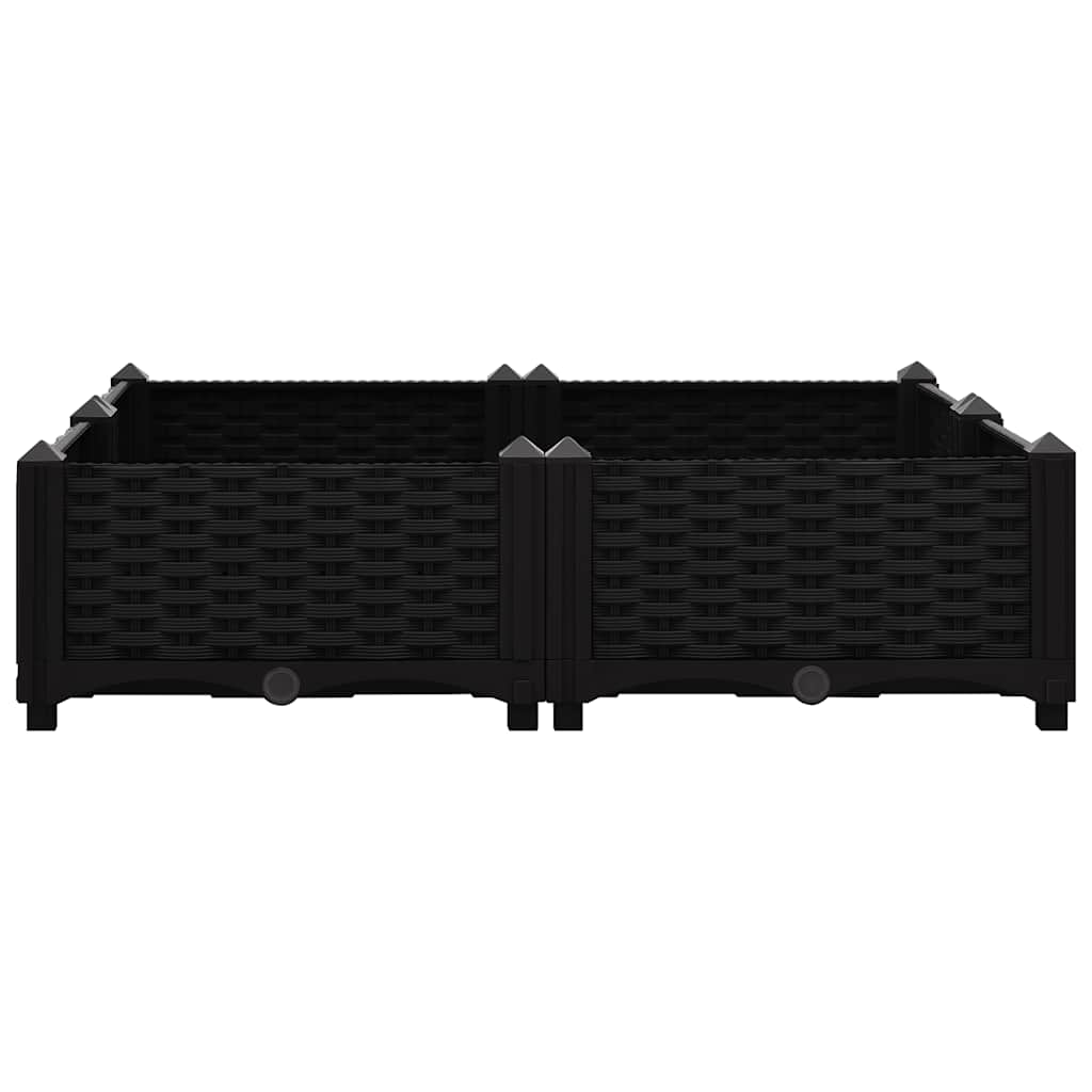 Raised Bed 80x80x23 cm Polypropylene
