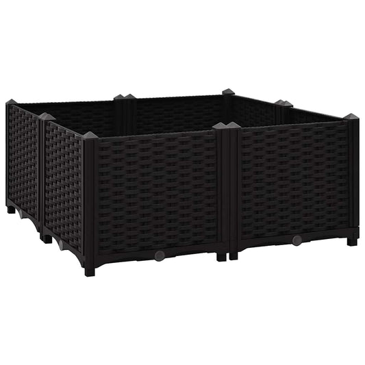 316540 vidaXL Raised Bed 80x80x38 cm Polypropylene