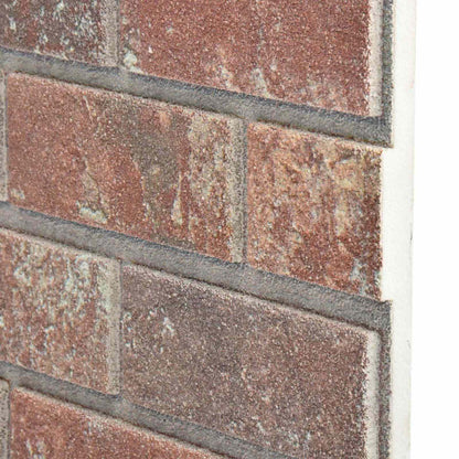 Wall Panels 10 pcs Dark Brown and Grey 100 x 50 cm EPS Foam