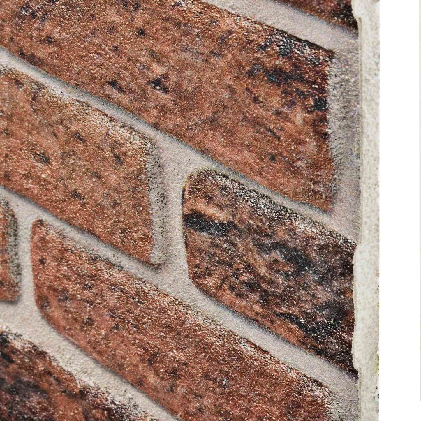 Wall Panels 10 pcs Brown Brick 100 x 50 cm EPS Foam