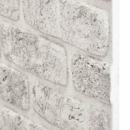 Wall Panels 10 pcs Light Grey 100 x 50 cm EPS Foam