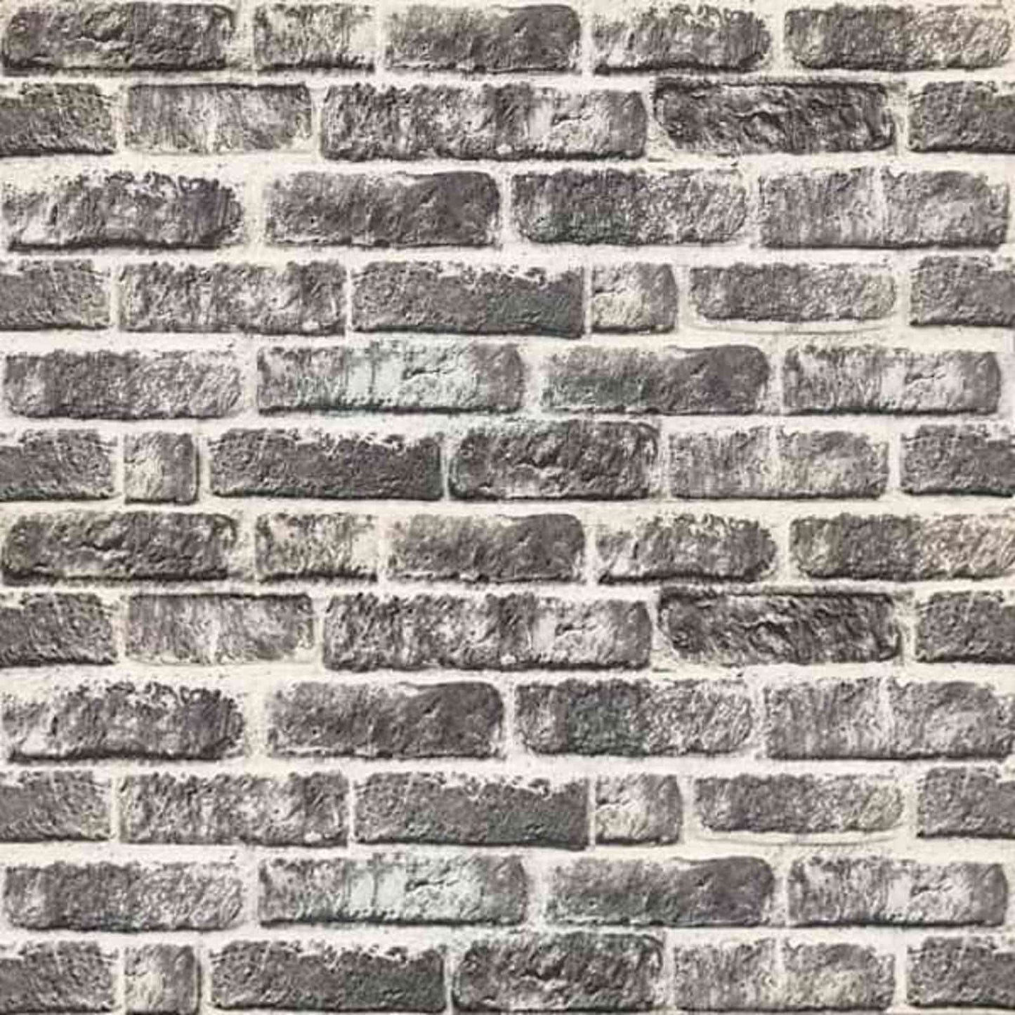 Wall Panels 10 pcs Dark Grey and White 100 x 50 cm EPS Foam