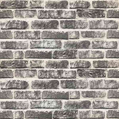 Wall Panels 10 pcs Dark Grey and White 100 x 50 cm EPS Foam