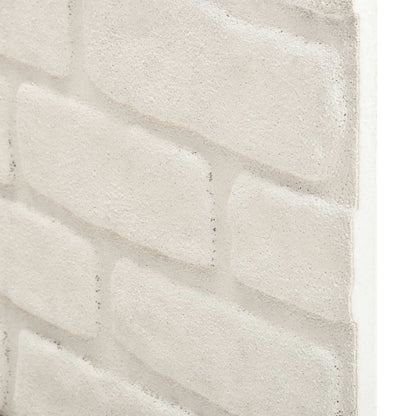Wall Panels 10 pcs White 100 x 50 cm EPS Foam