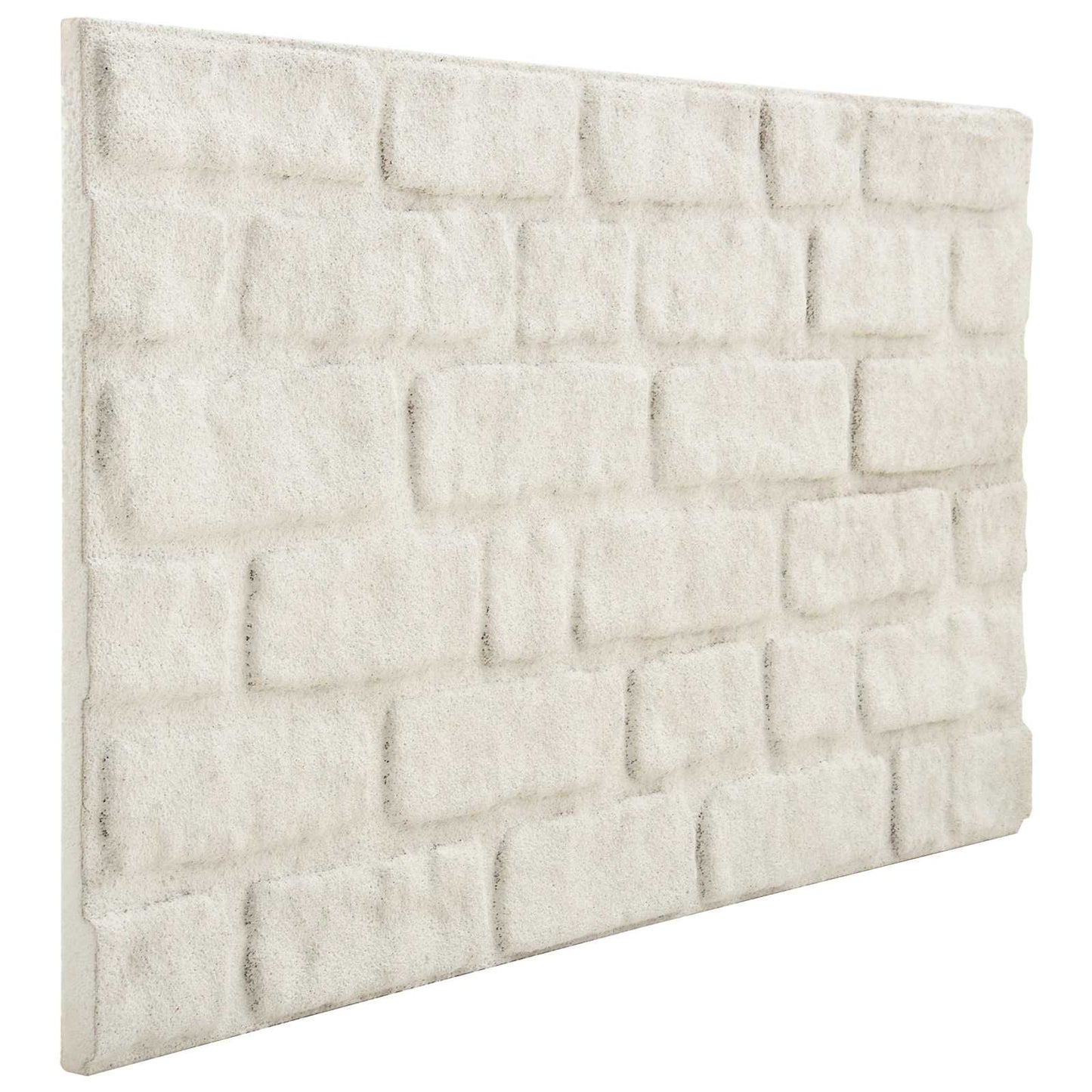 Wall Panels 10 pcs White 100 x 50 cm EPS Foam