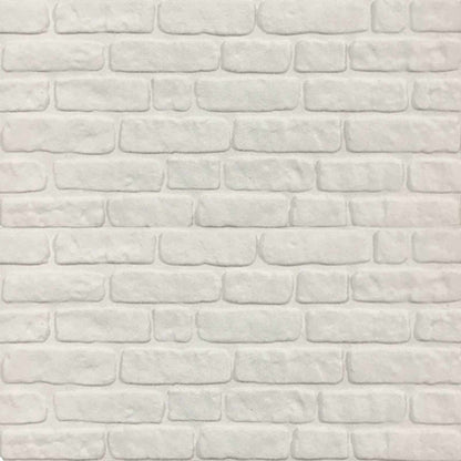 Wall Panels 10 pcs White 100 x 50 cm EPS Foam
