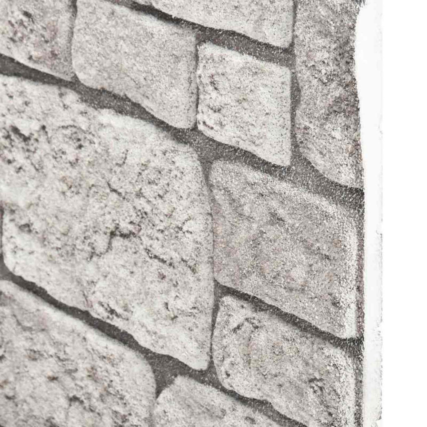 Wall Panels 10 pcs 100 x 50 cm Grey EPS Foam