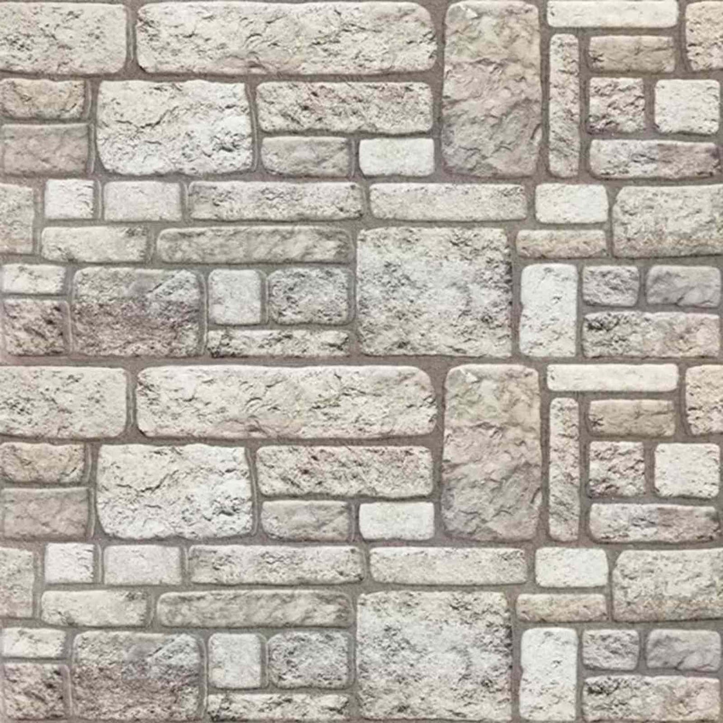 Wall Panels 10 pcs Grey 100 x 50 cm EPS Foam