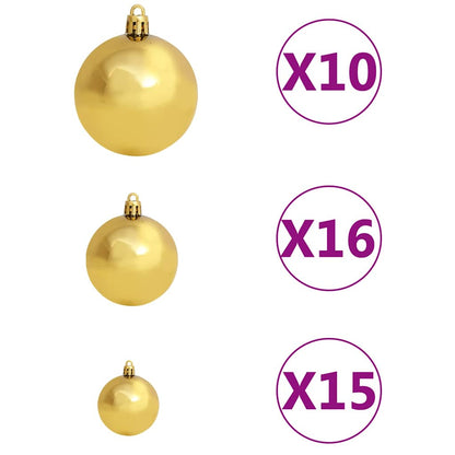 Christmas Tree | White | PVC | Medium | Christmas Tree | Cone-shaped