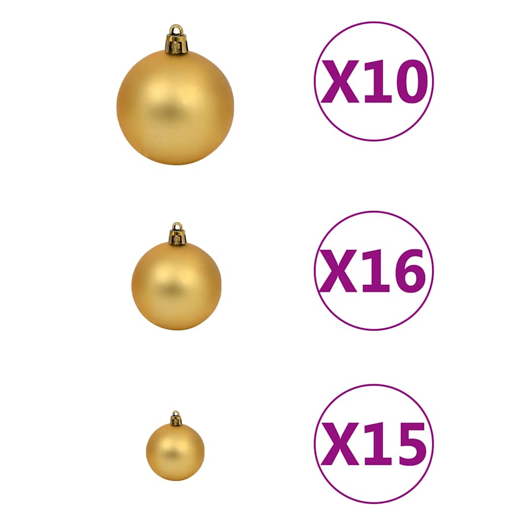 Christmas Tree | White | PVC | Medium | Christmas Tree | Cone-shaped