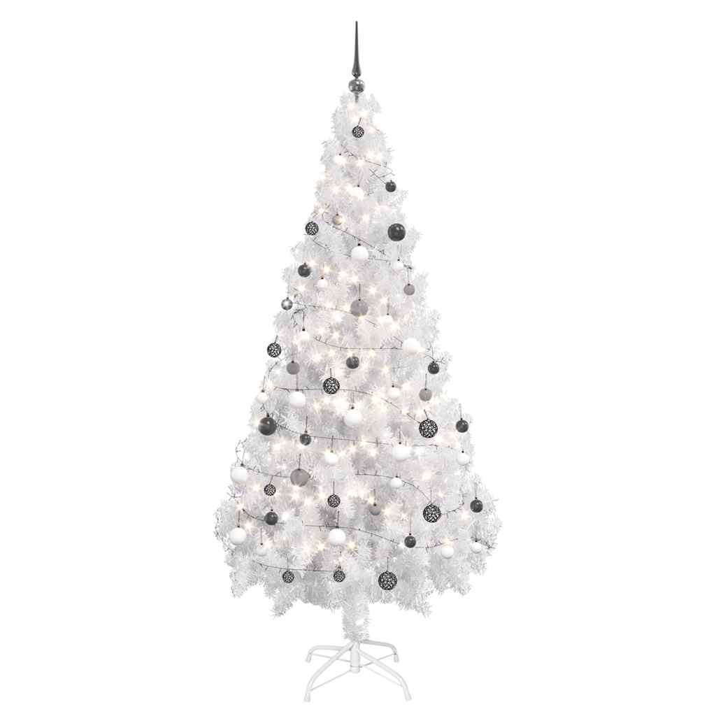 Christmas Tree | White | PVC | 180 cm | Ornaments | Fake Christmas Tree