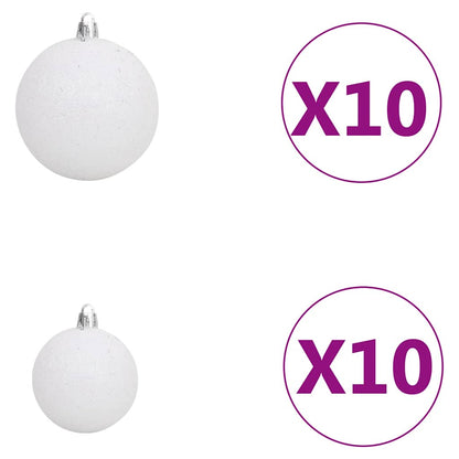 Christmas Tree | White | PVC | 180 cm | Ornaments | Fake Christmas Tree