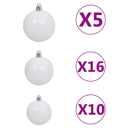 Christmas Tree | White | PVC | Large | Fake Christmas Tree | Cone-shaped