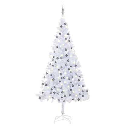 Artificial Christmas Tree | White | PVC | Large | Cone-shaped