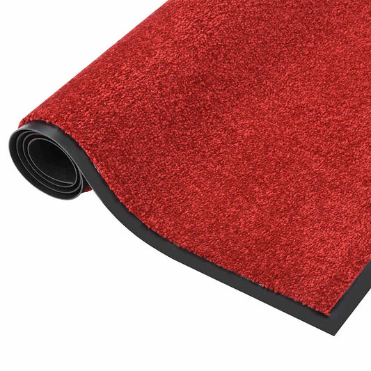 Doormat | Red | Polypropylene | 80x120 cm | Non-slip | Doormat