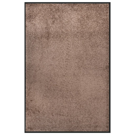 Doormat | Brown | Polypropylene twisted heatset, Vinyl | 80 x 120 cm