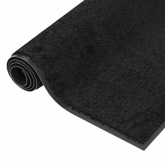 Doormat | Black | Polypropylene | Medium | Non-slip | Doormat