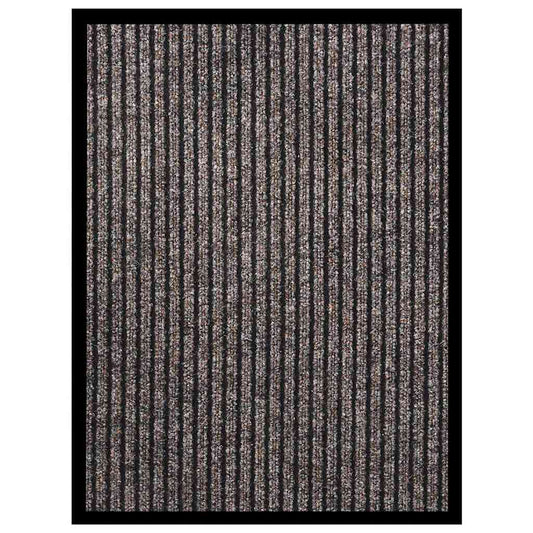 Doormat Striped Beige 40x60 cm