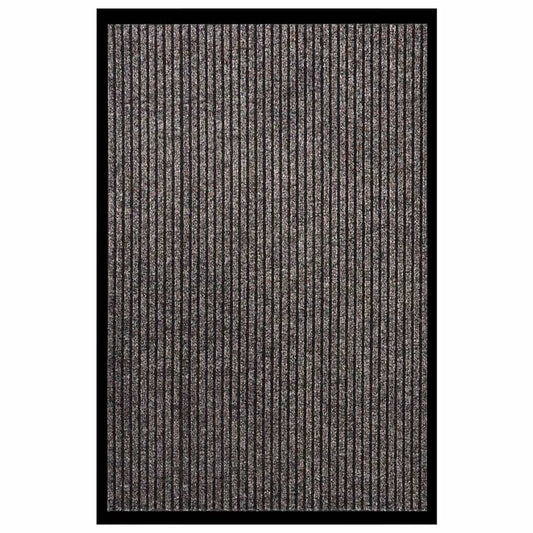 Doormat | Striped beige | Polypropylene, Vinyl | 80 x 120 cm | Non-slip