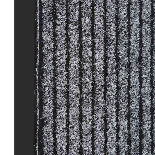 Doormat | Striped grey | Polypropylene | 40x60 cm | Non-slip | Doormat