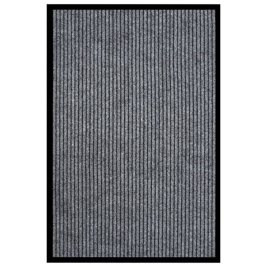 Doormat | Striped Grey | 100% Polypropylene | 80 x 120 cm | Doormat
