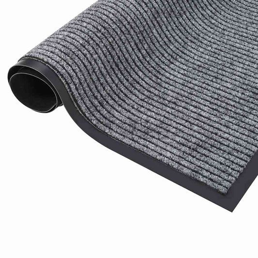 Doormat | Striped Grey | 100% Polypropylene | 80 x 120 cm | Doormat