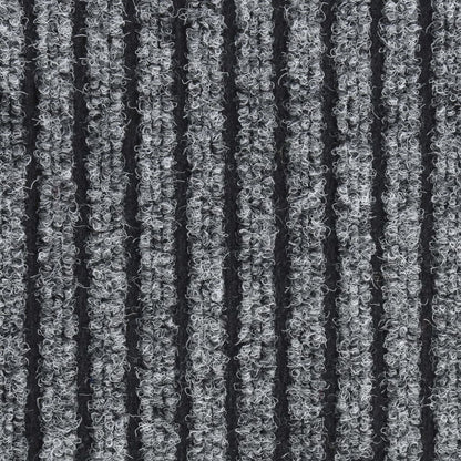 Doormat Striped Grey 80x120 cm