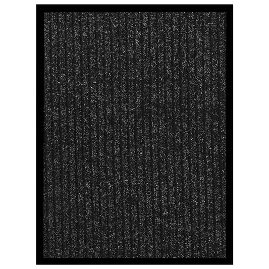 Doormat | Striped Anthracite | 100% Polypropylene, Vinyl | Medium