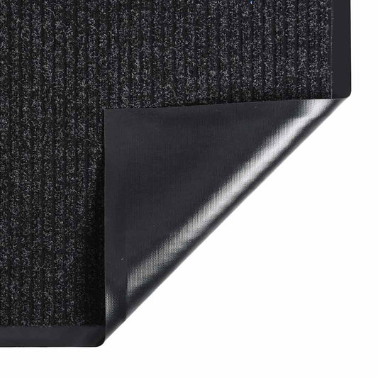 Doormat | Striped Anthracite | 100% Polypropylene, Vinyl | 60x80 cm
