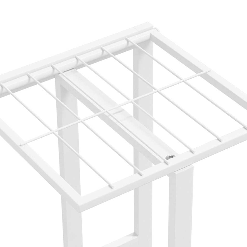Plant Stand | White | Metal | Shelving | Plant Stand | Rectangular
