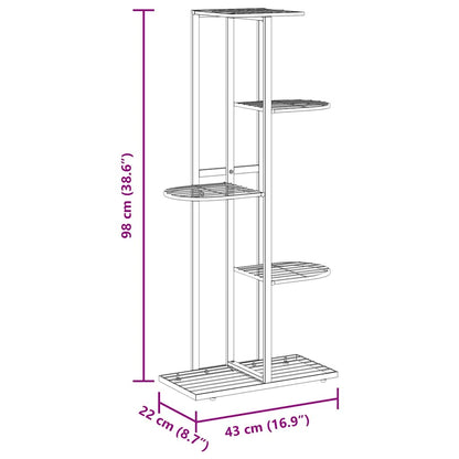 Plant Stand | White | Metal | Shelving | Plant Stand | Rectangular