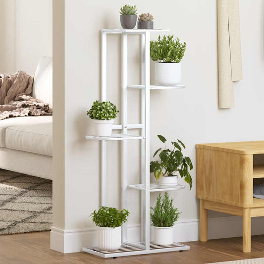 Plant Stand | White | Metal | Shelving | Plant Stand | Rectangular