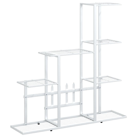 Plant Stand | White | Metal | Medium | Durable | Flower Stand