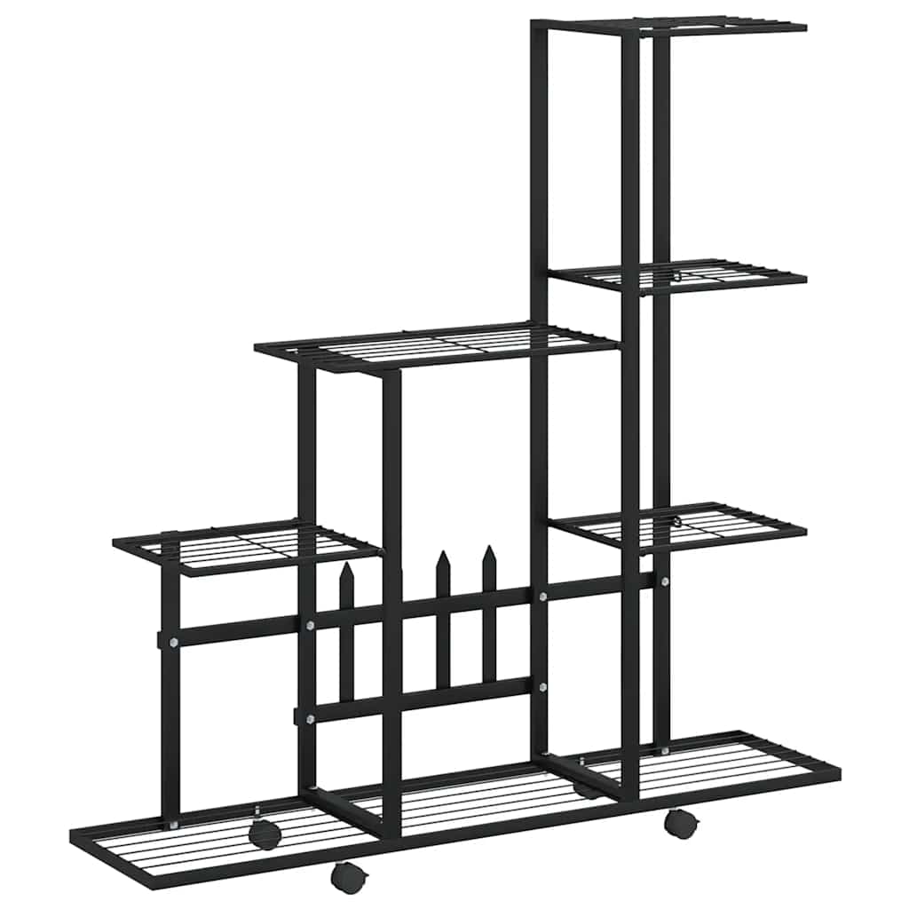 Plant Stand Black Powder-coated metal 37.2 in x 9.8 in x 36.4 in