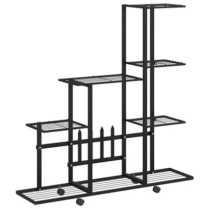 Plant Stand Black Powder-coated metal 37.2 in x 9.8 in x 36.4 in