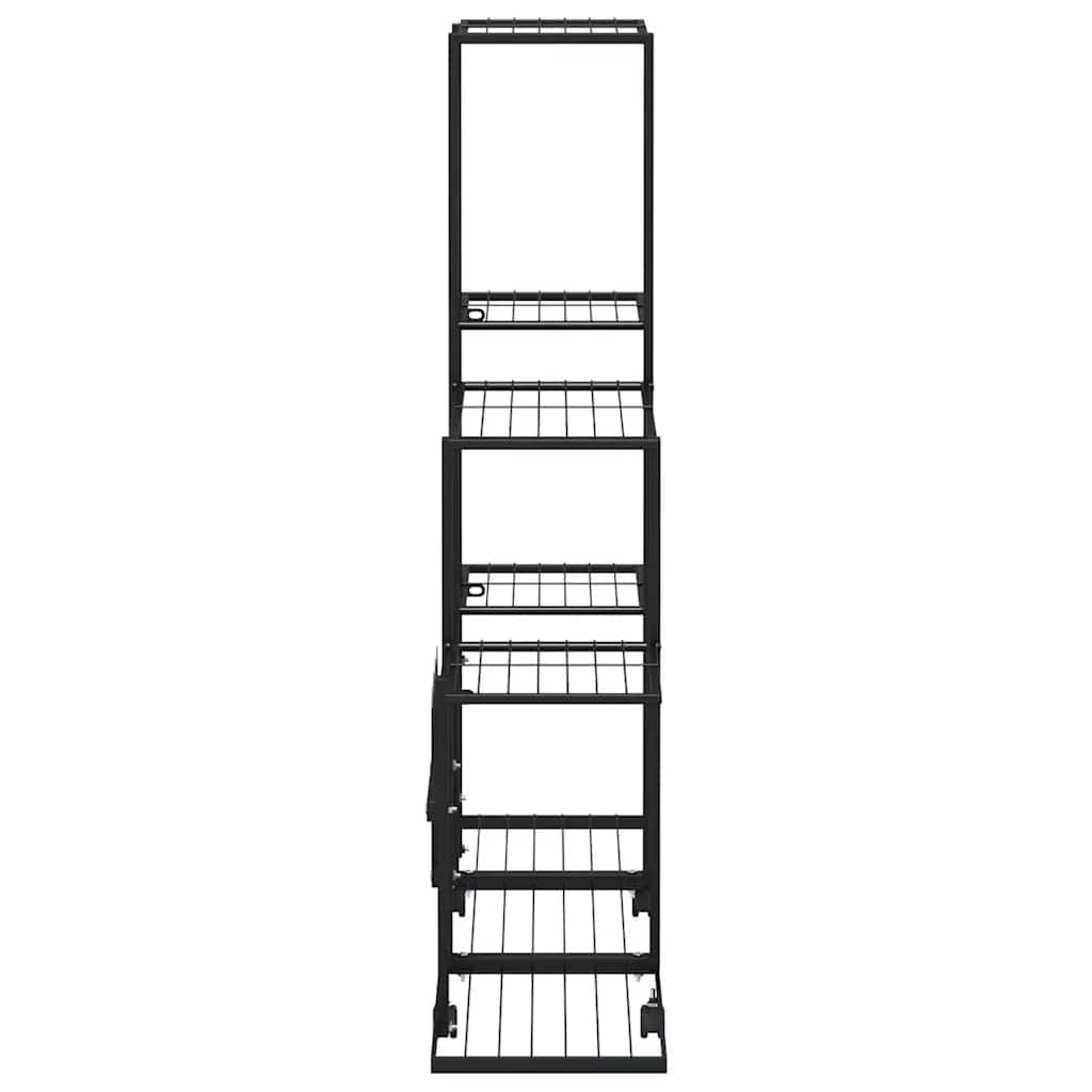 Plant Stand Black Powder-coated metal 37.2 in x 9.8 in x 36.4 in