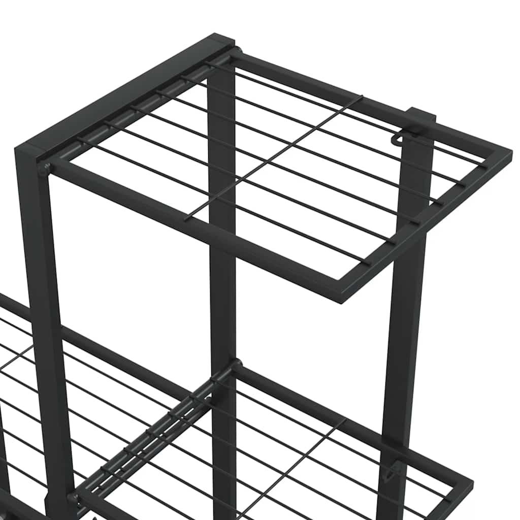 Plant Stand Black Powder-coated metal 37.2 in x 9.8 in x 36.4 in