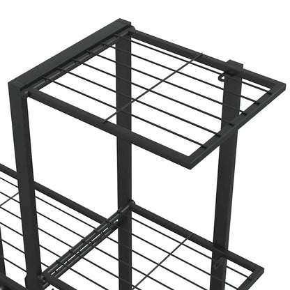Plant Stand Black Powder-coated metal 37.2 in x 9.8 in x 36.4 in