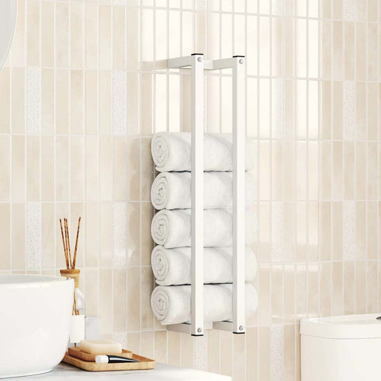 Towel Rack | White | Steel | Standard Size | Modern | Towel Rack
