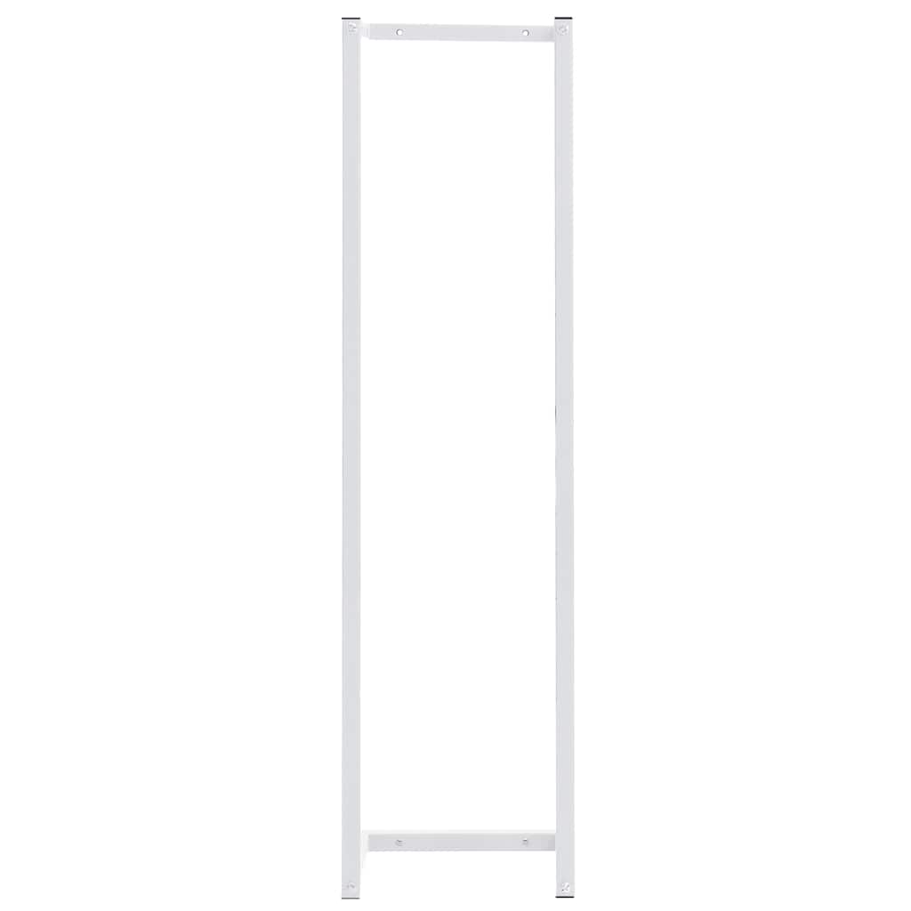 Towel Rack White 25x20x95 cm Steel