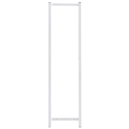 Towel Rack White 25x20x95 cm Steel