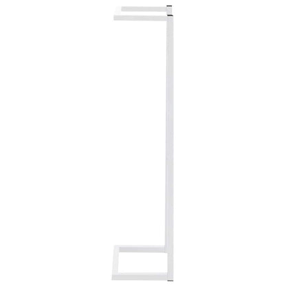 Towel Rack White 25x20x95 cm Steel