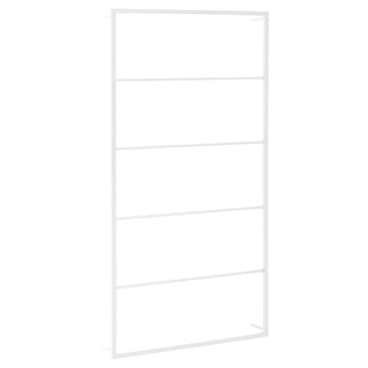 Towel Rack White 60x10x116 cm Steel