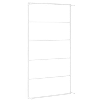 Towel Rack White 60x10x116 cm Steel