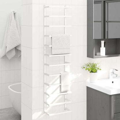 Towel Rack White 24x12x96 cm Steel